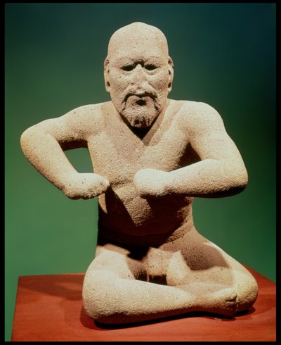 Figurine of a Wrestler by Olmec